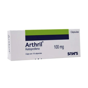 Arthril Ketoprofeno 100 mg 15 Cápsulas