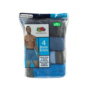 Boxer Caballero Azul 4-Pack T-Ch 4 Pz