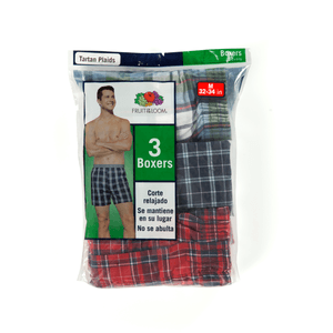 Boxer Caballero Plano 3-Pack T-Med 3 Pz