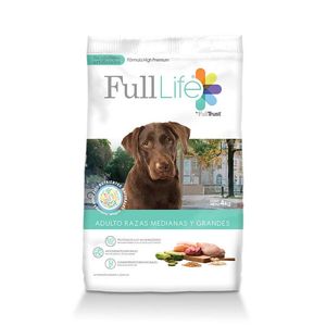 Full Life Alimento Seco para Perros Adulto Razas Medianas y Grandes 4 kg Sesen Premio para Perros Sabor Manzana 150 g