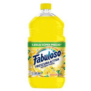 Palmolive Fabuloso Limpiador Líquido Multiusos Limón 1.65 L