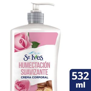 Crema Corporal Humectación Agua de Rosa & Aceite 532 Ml