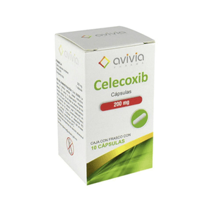 Celecoxib 200mg 10 Capsulas 10 Pz