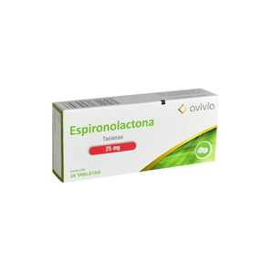 Espironolactona 25mg Tabletas 20 20 Pz