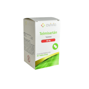 Telmisartan 40mg 30 Tabletas 30 Pz