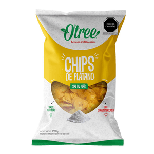 Otree Chips de Plátano Sal de Mar 220 g