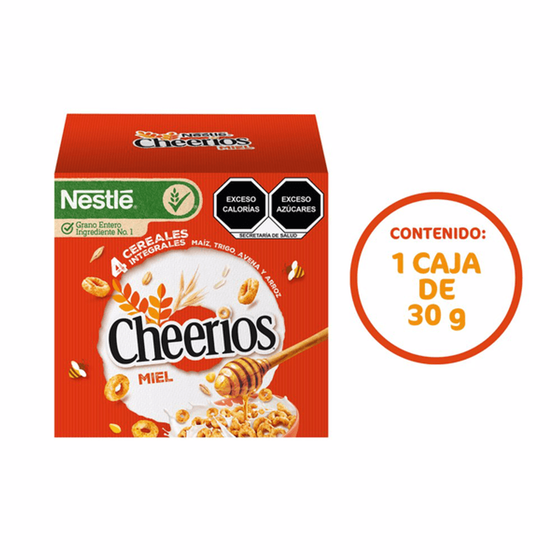 Cheerios Cereal Nestlé Miel con Avena 230 g - H-E-B México