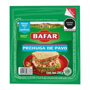 Bafar Pechuga de Pavo 250 g HEB Sabor Tradicional Pechuga de Pavo 1 kg