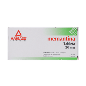 Memantina   20 Mg 28 Tabletas Gen 28 Pz