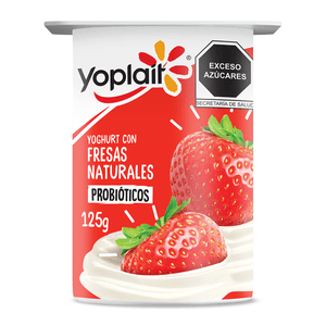 Yoplait Yogurt Fresas Naturales 125 g Yogurt Bebible a Base de Almendras Fresa 220 g