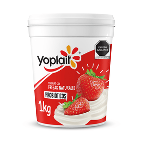 Yogurt Sólido con Fruta Fresa Cremoso 1 kg Yogurt Coco Vainilla 150 g