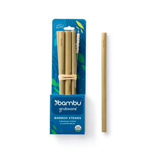 Popote Orgánico de Bambu 6 pz Popote Orgánico de Bambu  6 Pz