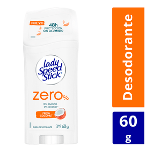 Antitranspirante Para Mujer Zero% Fresh Coconut 60 Gr