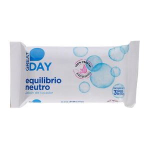 Jabón Multipack Equilibrio Neutro Great Day 3 pz