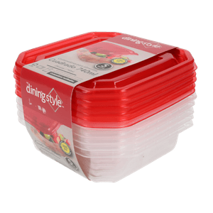 Contenedor Para Alimentos Dinning Style Cuadrado 25 oz 1 Pz