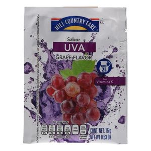 HCF Bebida en Polvo Sabor Uva 15 g