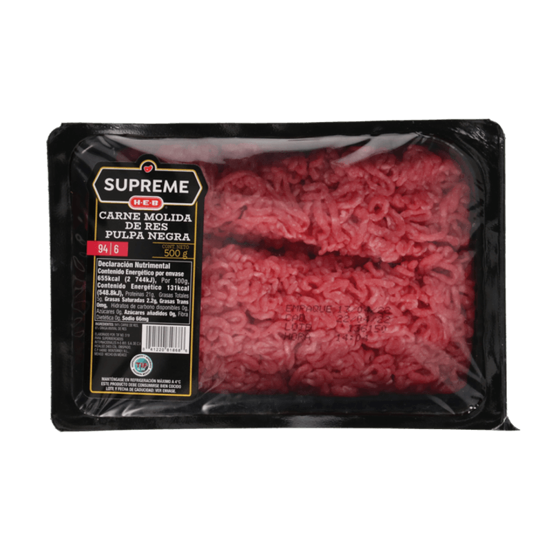 Carne Molida de Res Pulpa Negra Supreme HEB - H-E-B México