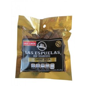 Las Espuelas Carne Seca de Res Chile Y Limón 20 g