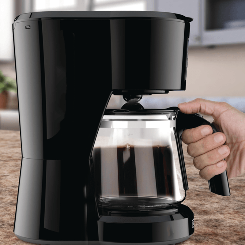 Cafetera Black+Decker Programable 12 tazas, Filtro CM1331S