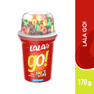 Lala Yogurt Batido Natural Froot Loops 202 g Yoplait Yogurt sin Azúcar Fresa 950 g