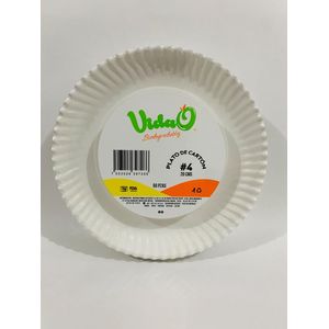 Plato de Carton 20cm 50 Pz