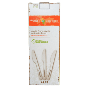 Cuchillos Compostables 24 Pz