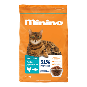 Alimento para Gato Pollo y Pescado 3 kg Dog Mix Alimento Seco para Perros 100% Completo y Balanceado Adulto Todas las Edades 900 g