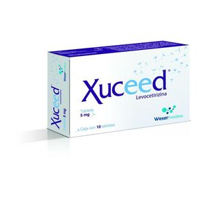 Xuceed 5mg 10 Tab Levocetirizina 10 Pz