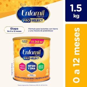 Enfamil Fórmula Infantil 0 a 12 Meses 1.5 kg