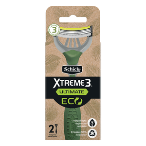 Rastrillo Desechable Xtreme3 Ultimate Eco 2 Pz