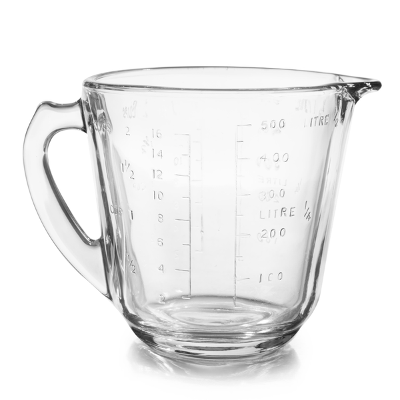 Taza medidora de vidrio templado Libbey 500 ml - Veana Online