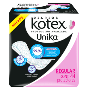 Pantiprotectores Diarios Unika Regulares 44 Pz