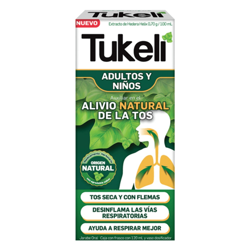 Jarabe para la Tos Tukeli 2 pzas de 120 ml c/u a precio de socio