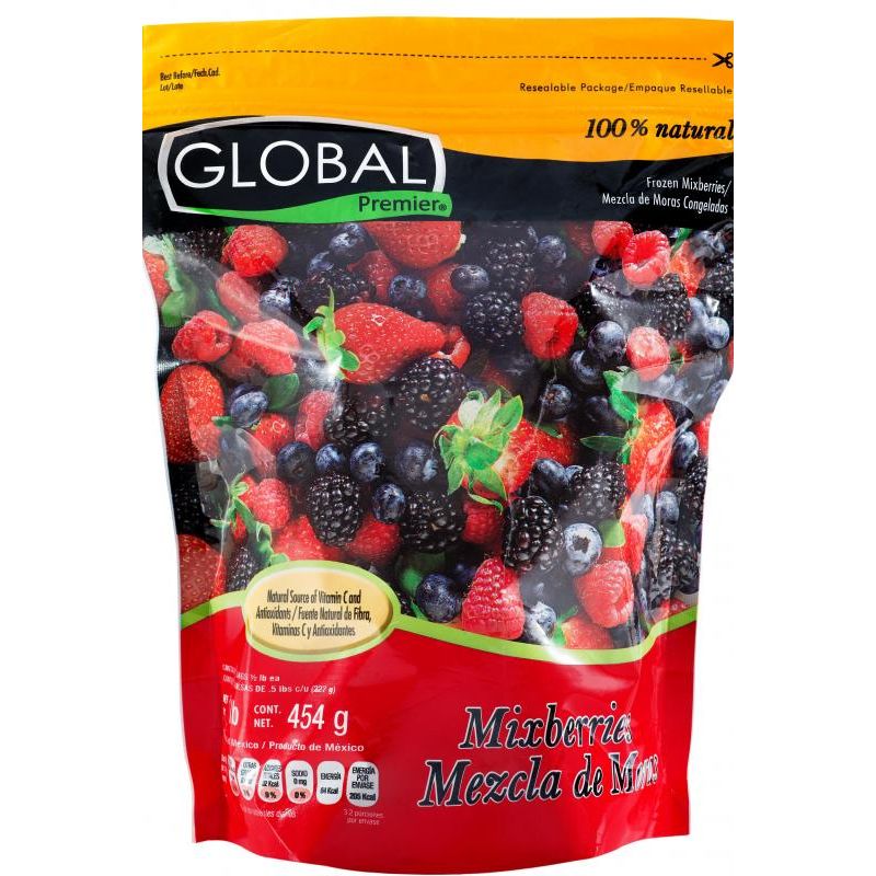 Global Premier Fruta Congelada Mezcla de Moras 454 - H-E-B México
