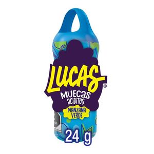 Lucas Muecas Paleta con Chile en Polvo Sabor Manzana Acidita 24 g