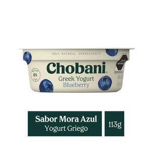 Chobani Yogurt Griego Mora Azul 113 g