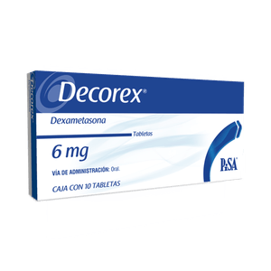 Decorex 6mg 10 Tab Dexametasona 10 Pz