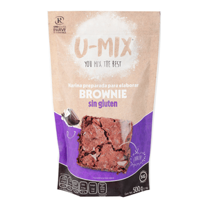 U-Mix Premezcla Para Brownie Sin Gluten 500 g