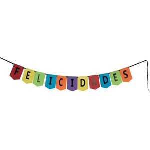 Banner Felicidades Multicolor 1 Pz