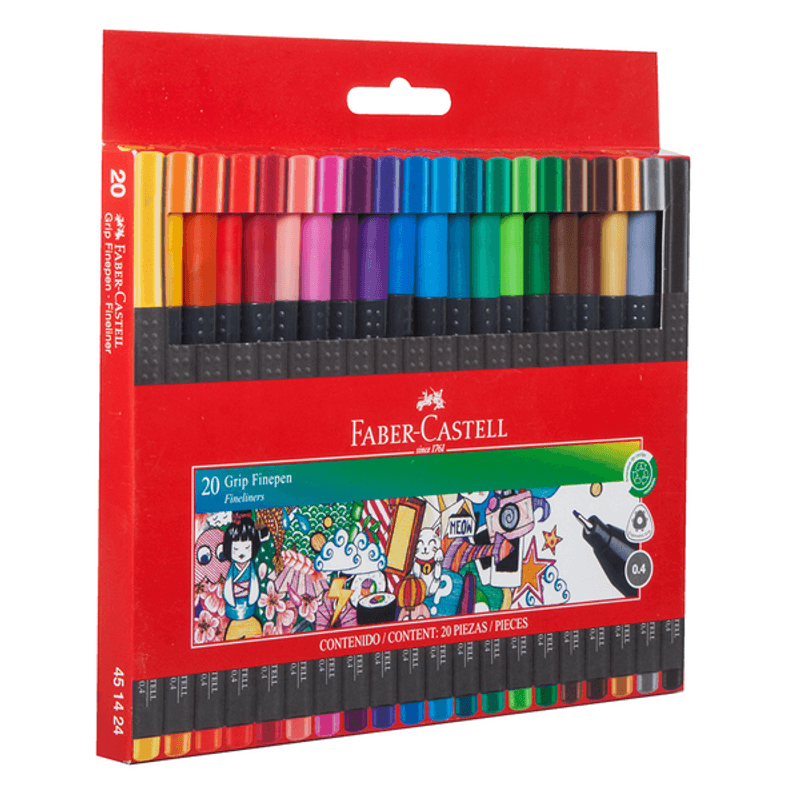 Marcador Faber Castell Grip Finepen 460 - Varios Colores