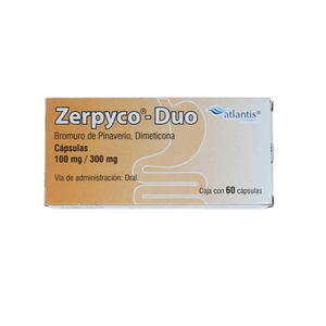 Zerpyco-Duo 100/300 Mg 60 Caps Pinaverio, Simetico 60 Pz