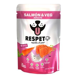 Alimento Húmedo para Perros en sobre RESPET Salmón y Vegetales 100 g Snack para Perros Zizoo Calming 150 g