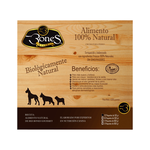 Alimento Congelado para Perro Natural de Res 32 pz Botana para Perros Gourmet Bakes Dulce de Leche 150 g