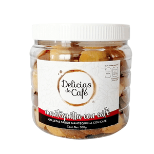 Galletas Sabor Mantequilla con Café 300 Gr