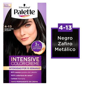 Tinte para cabello Palette Color Creme Metálico Negro Zafiro Metálico 4-13 Palette Tinte para cabello color creme negro zafiro metálico 4-13