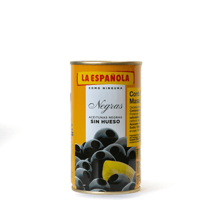 La Española Aceituna Negra Sin Hueso 350 g