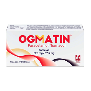 Ogmatin 325/37.5mg 10 Tabs Paracetamol Tramadol 10 Pz