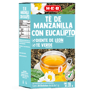 Té Manzanilla con Eucalipto 1 pz