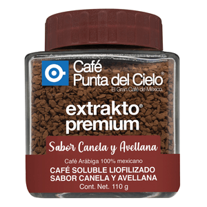 Punta del Cielo Café Liofilizado Crema Canela Avellana 110 g