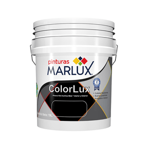 Pintura Vinil Acrílica Marlux Colorlux Blanco Directo Blanco Mate 19 L